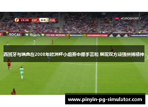 西班牙与瑞典在2008年欧洲杯小组赛中握手言和 展现双方顽强拼搏精神
